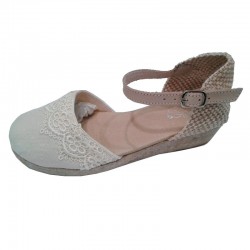 Zapatilla esparto Landos piel tul CV6