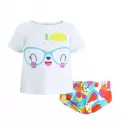 T-shirt de malha de Lycra e T-shirt de malha Tuc Tuc smoothies