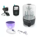 PACK Baby Monitor Babymoov YOO-TRAVEL com esterilizador e luz nocturna