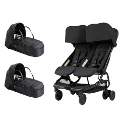 Silla paseo Mountain Buggy Nano Duo con dos capazos