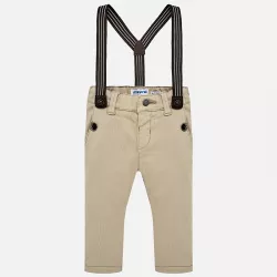 Pantalon chino Mayoral pique tirantes