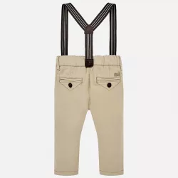 Pantalon chino Mayoral pique tirantes