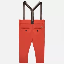 Pantalon chino Mayoral pique tirantes