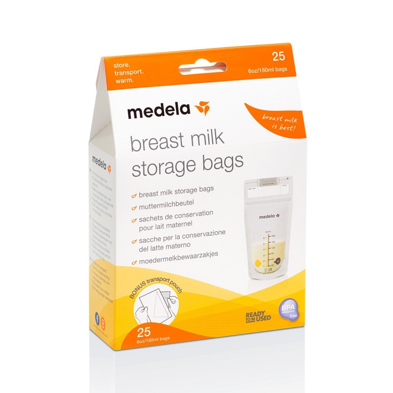 Bolsas de almacenamiento Medela para leche materna 25 unidades