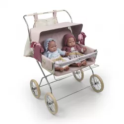 Silla gemelar reborn Bebelux Vintage con bolso
