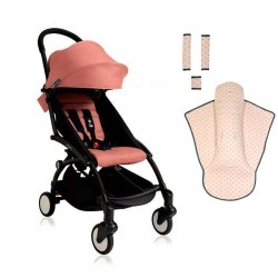 PACK Silla Paseo Babyzen YOYO2 con Fundas Bcn F191 con protector de arnés