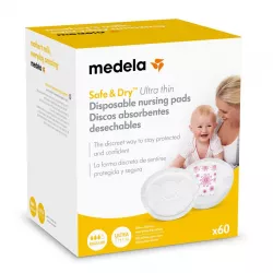 Discos absorbentes desechables Medela 60 unidades
