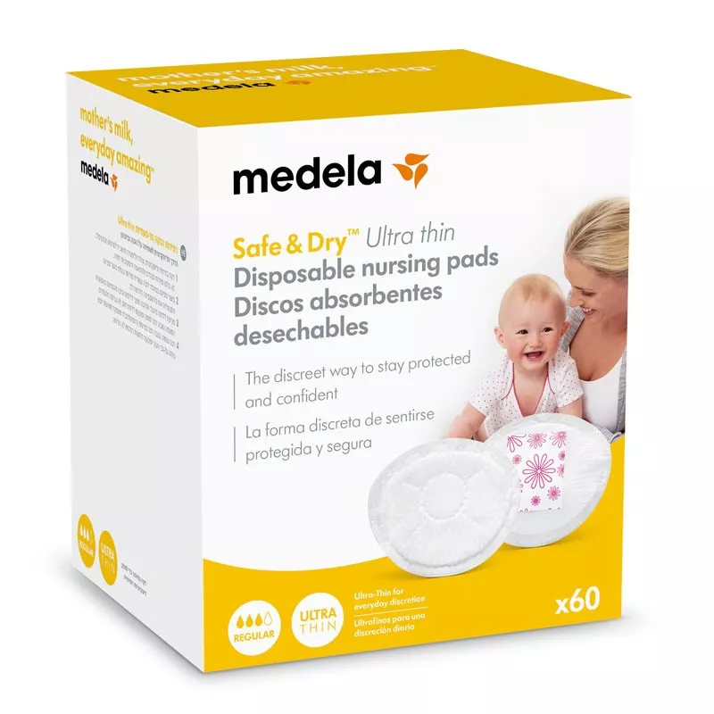 Discos absorbentes desechables Medela 60 unidades