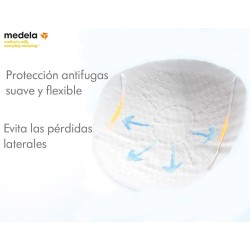 Medela Safe&Dry Discos Absorbentes Desechables 60 Unidades