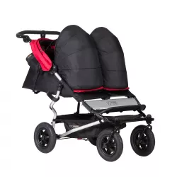 GEMELAR Mountain Buggy Duet con 2 capazos blandos Cocoon