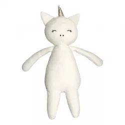 Peluche Buddy Unicorn Fabelab Natural 28 cm.