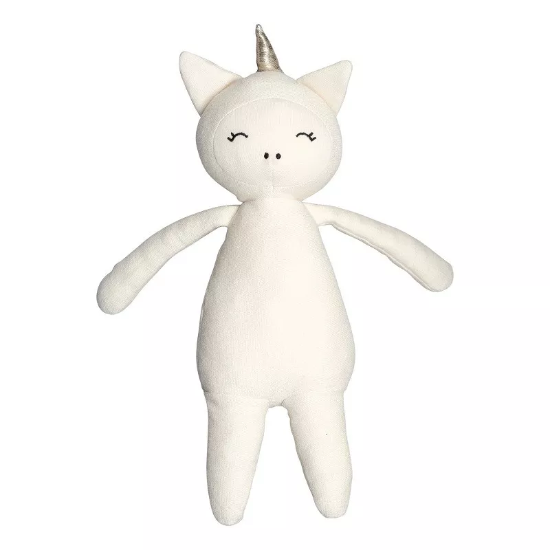 Peluche Buddy Unicorn Fabelab Natural 28 cm.