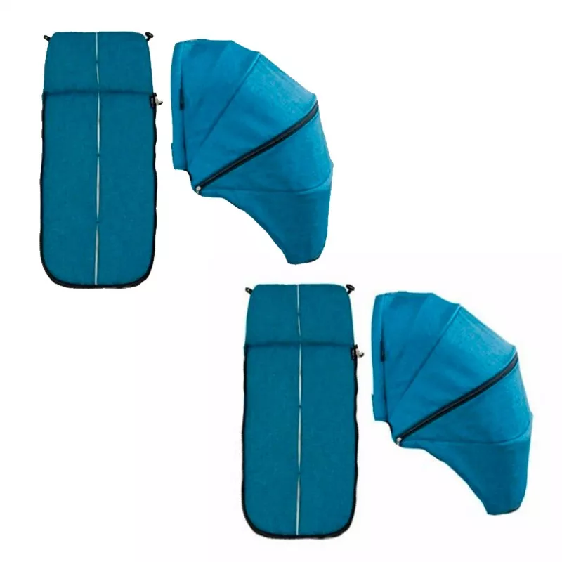 Capota Capazo + Cubrepies  Niu Gemelar Ventt Twin