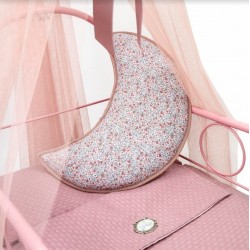 Cuna para reborn Bebelux Liberty Rosa