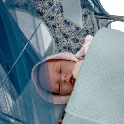 Cuna para reborn Bebelux Liberty Agua Marina
