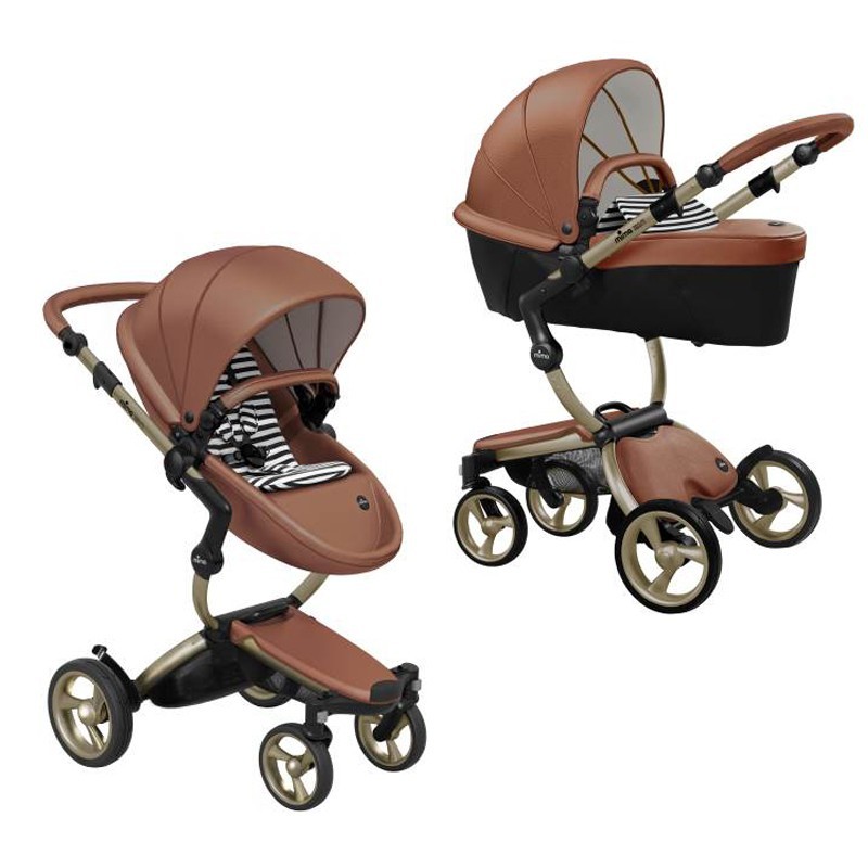 Cochecito Dúo Mima Xari Camel Personalizable