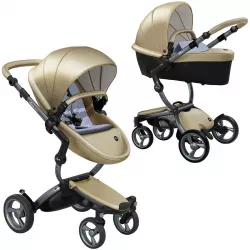 Cochecito Dúo Mima Xari Champagne Personalizable