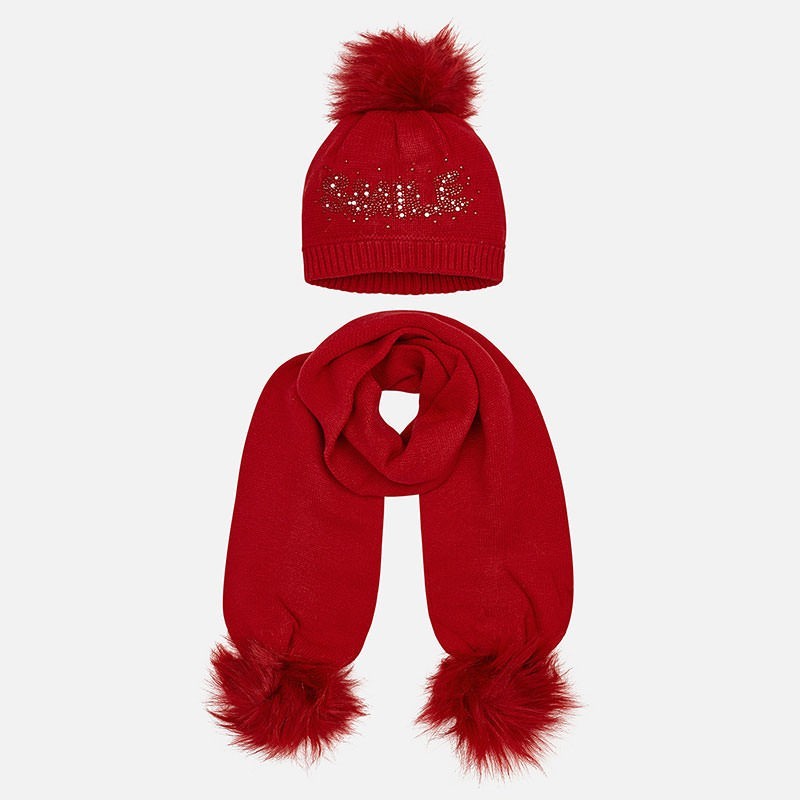 Conjunto gorro y bufanda Mayoral letras