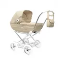 Cochecito para Reborn Arrue Princess Jr. Paris con bolso y cesta metalica