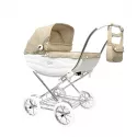 Cochecito para Reborn Arrue Princess Jr. Arena con bolso y cesta metalica