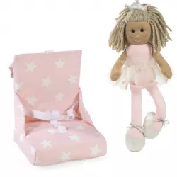 PACK Cadeira de viagem La nina carlota e boneca La nina ballerina