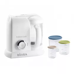 PACK Robot de cocina Beaba Babycook SOLO con 3 tarritos de conservación