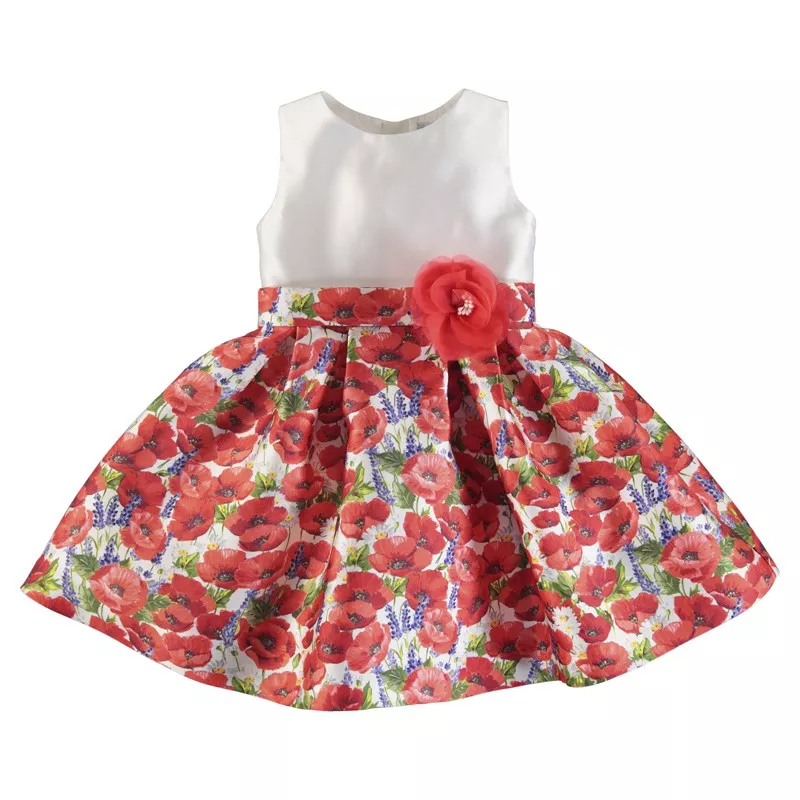 Vestido Abel and Lula mikado amapolas