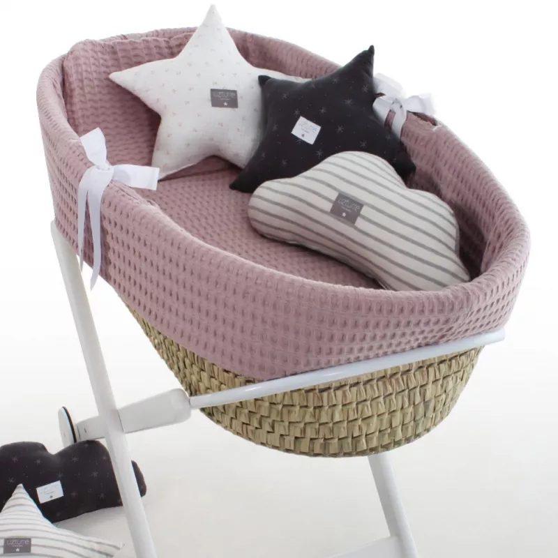 PACK Alcofa de vime com suporte Uzturre Mencia