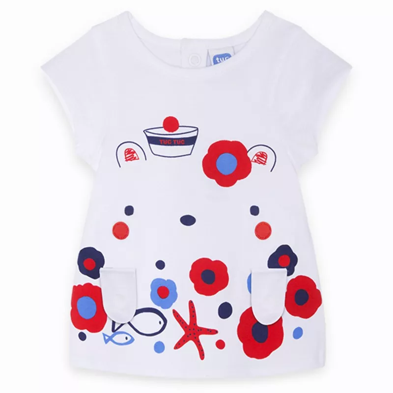 Vestido de malha Tuc Tuc Sol e mar