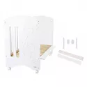 PACK-COLECHO Cot Micuna Sweet Globito (120*60) & CP-1834 BE2IN PRO WHITE
