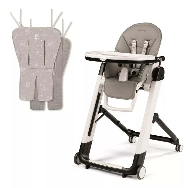 PACK Trona Peg Perego SIESTA Follow Me con colchoneta reversible