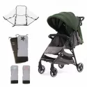 PACK Silla paseo Baby Monsters kuki con plastico de lluvia y colchoneta Star