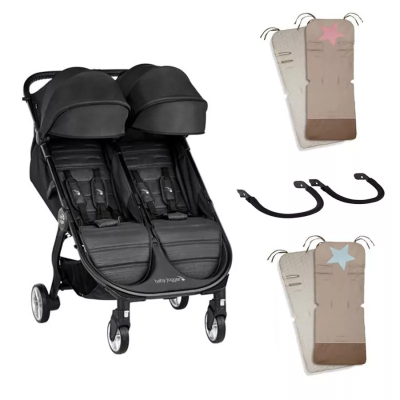 PACK Carrinho de bebé duplo PACK Baby Jogger City Tour 2 Double