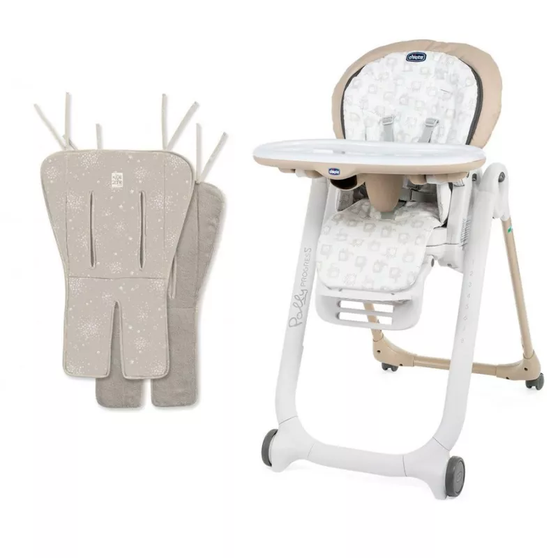 Silla de comer Chicco Trona Progres grey