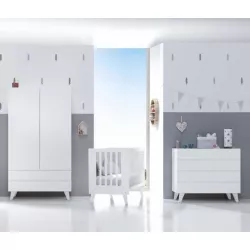 Cuna Bebé y Escritorio Alondra  60x120 cm 2 en 1 NEXO Cuna Bebé y Escritorio Alondra  60x120 cm 2 en 1 NEXO