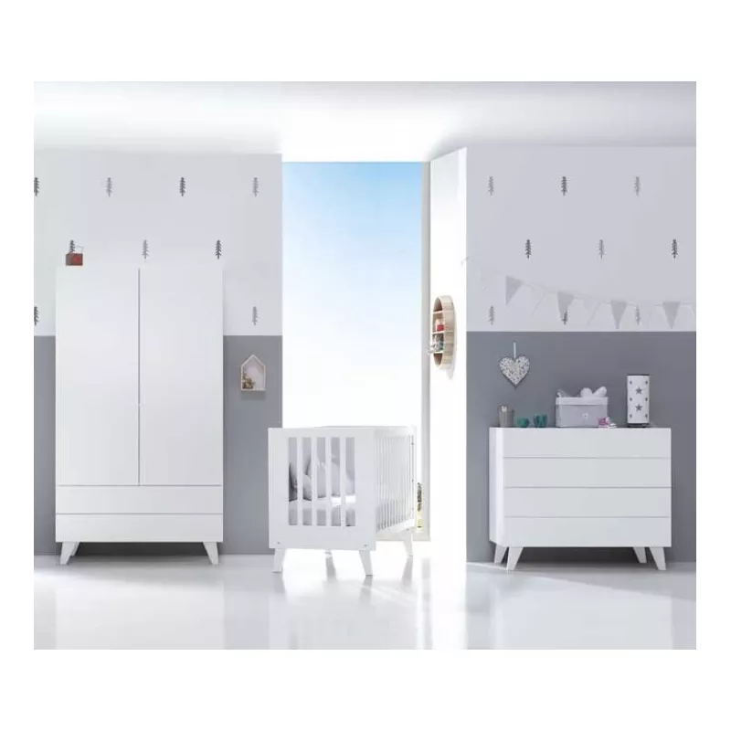 Cuna Bebé y Escritorio Alondra  60x120 cm 2 en 1 NEXO Cuna Bebé y Escritorio Alondra  60x120 cm 2 en 1 NEXO