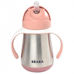 Taza pajita Beaba inoxidable 250ML|Crioh.com