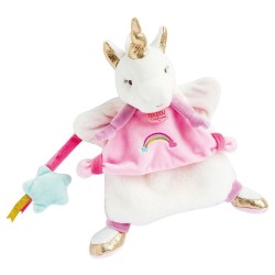 Marioneta Unicornio 25 cm DouDou et Compagnie