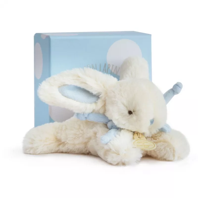 Dulce conejito azul 16 cm DouDou et Compagnie