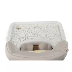 Cadeira alta PACK Jane Ativa EVO com conjunto de utensílios de mesa