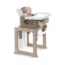 Cadeira alta PACK Jane Ativa EVO com conjunto de utensílios de mesa