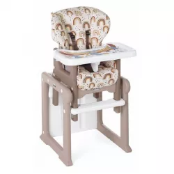 Cadeira alta PACK Jane Ativa EVO com conjunto de utensílios de mesa