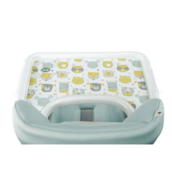 Cadeira alta PACK Jane Ativa EVO com conjunto de utensílios de mesa