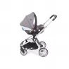Cochecito Trío Kikka boo Vicenza Gris Melange