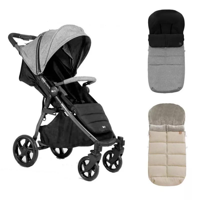 PACK Carrinho de bebé Niu VentT com saco impermeável