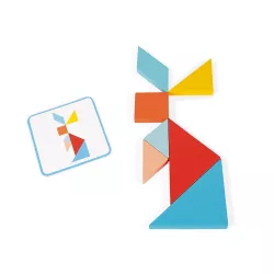 Juego encajable de piezas Janod Tangram