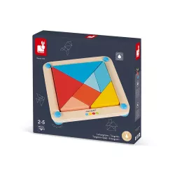 Juego encajable de piezas Janod Tangram