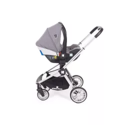 Cochecito Trío Kikkaboo Vincenza Luxury Gris