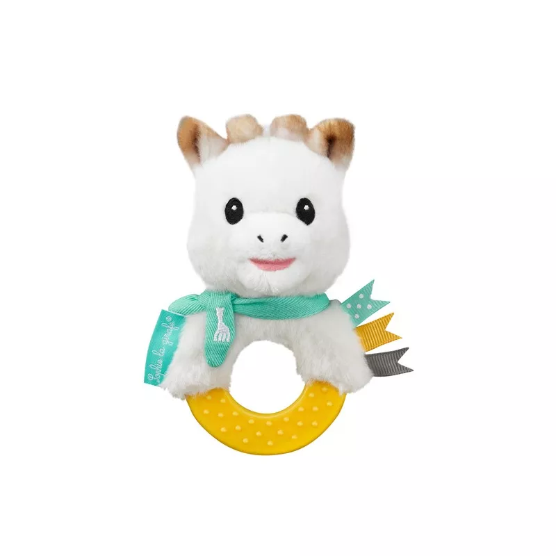 Sonajero peluche Sophie la girafe anillo de dentición