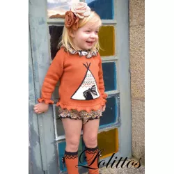 Jubon A y Cubre Lolittos Teja